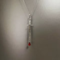Vintage Red Water Droplets Necklace