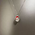 Vintage Guardian Angel Necklace