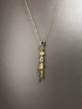 Vintage Zircon Waterfall Necklace