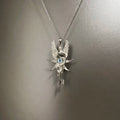 Vintage Grey Moonlight Wand Necklace