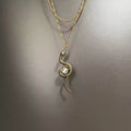 Vintage Jinsha Spirit Snake Necklace