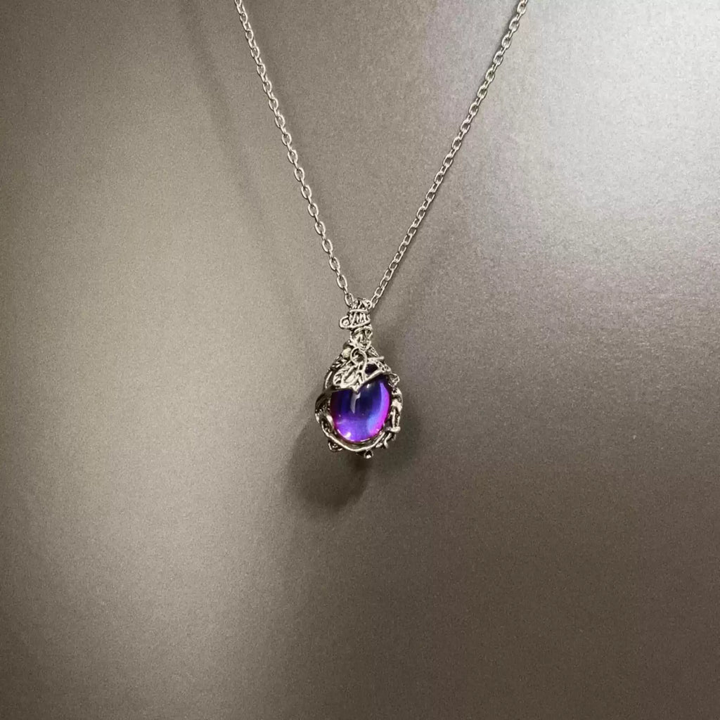 Vintage Secret Moonstone Necklace