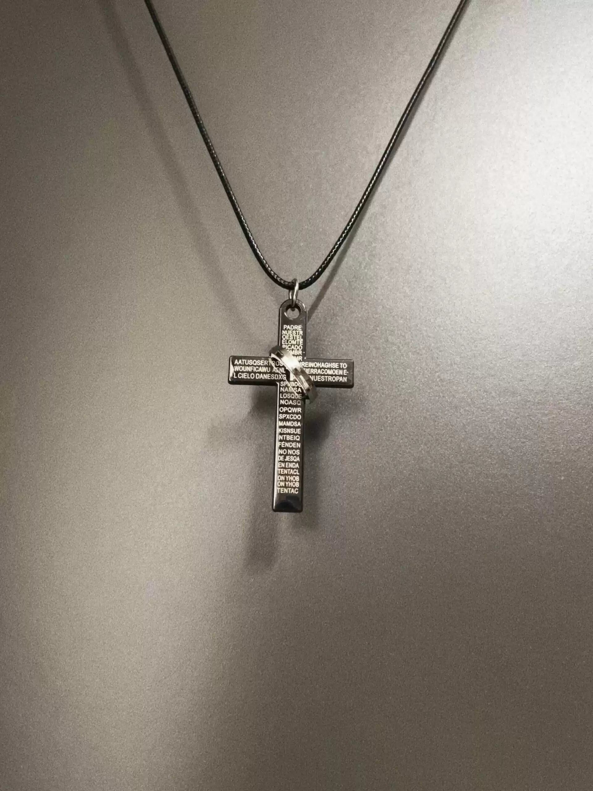 Vintage Cross Shackles Necklace