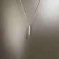 Vintage One-word Zircon Necklace
