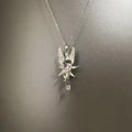 Vintage Grey Moonlight Wand Necklace