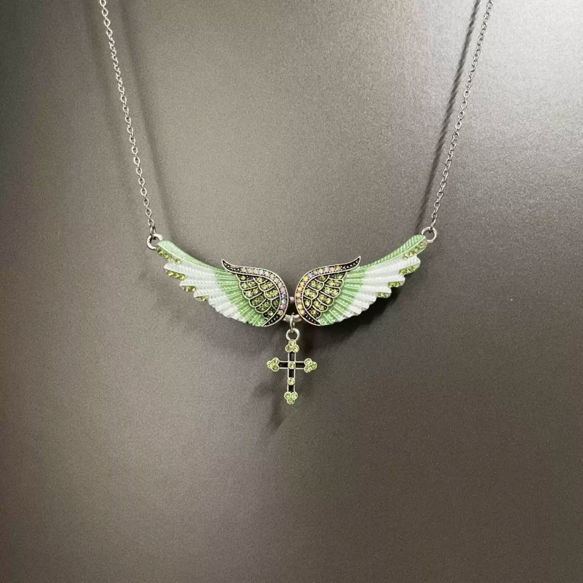 Vintage Wings of the Angels Necklace