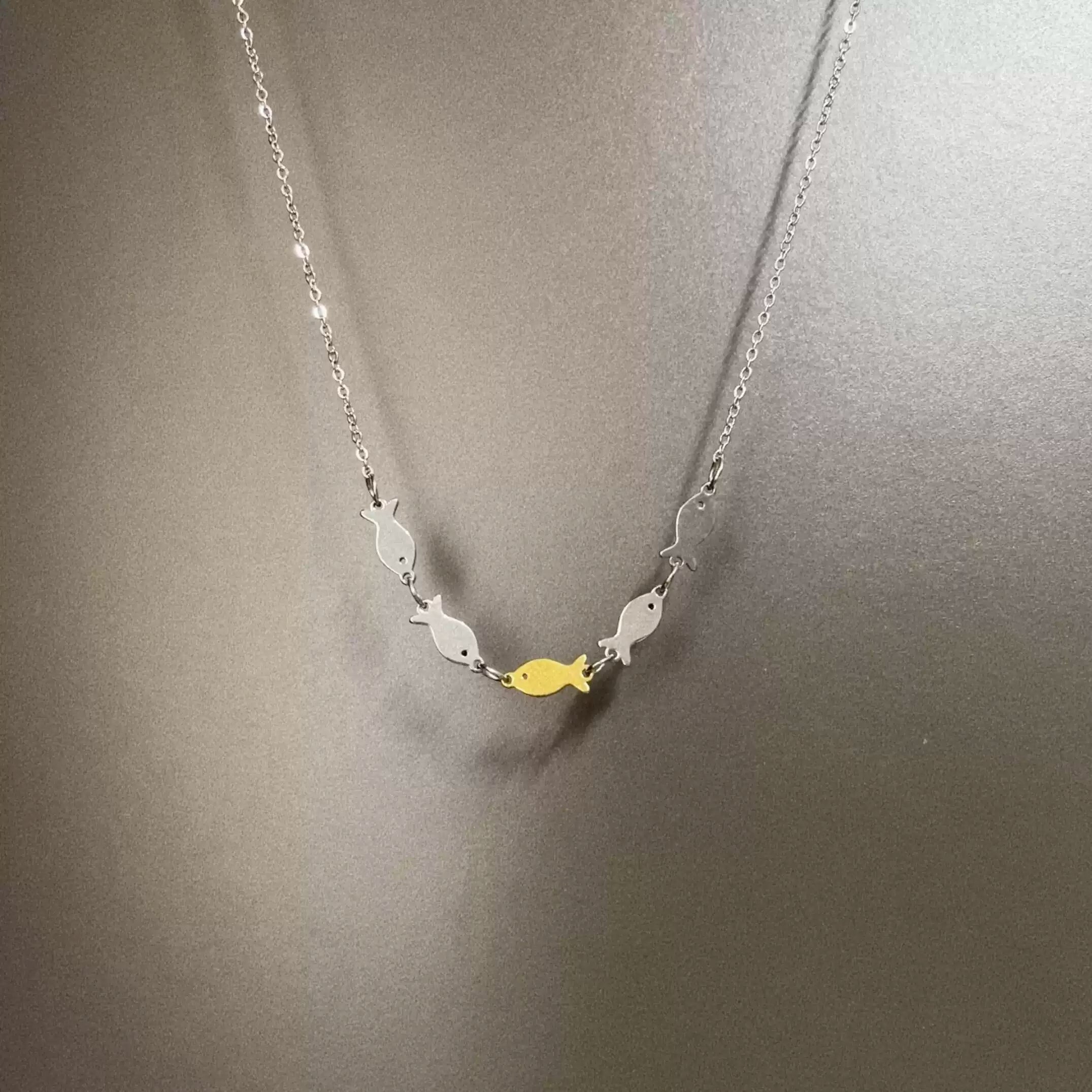 Vintage Up Against the Tide Necklace
