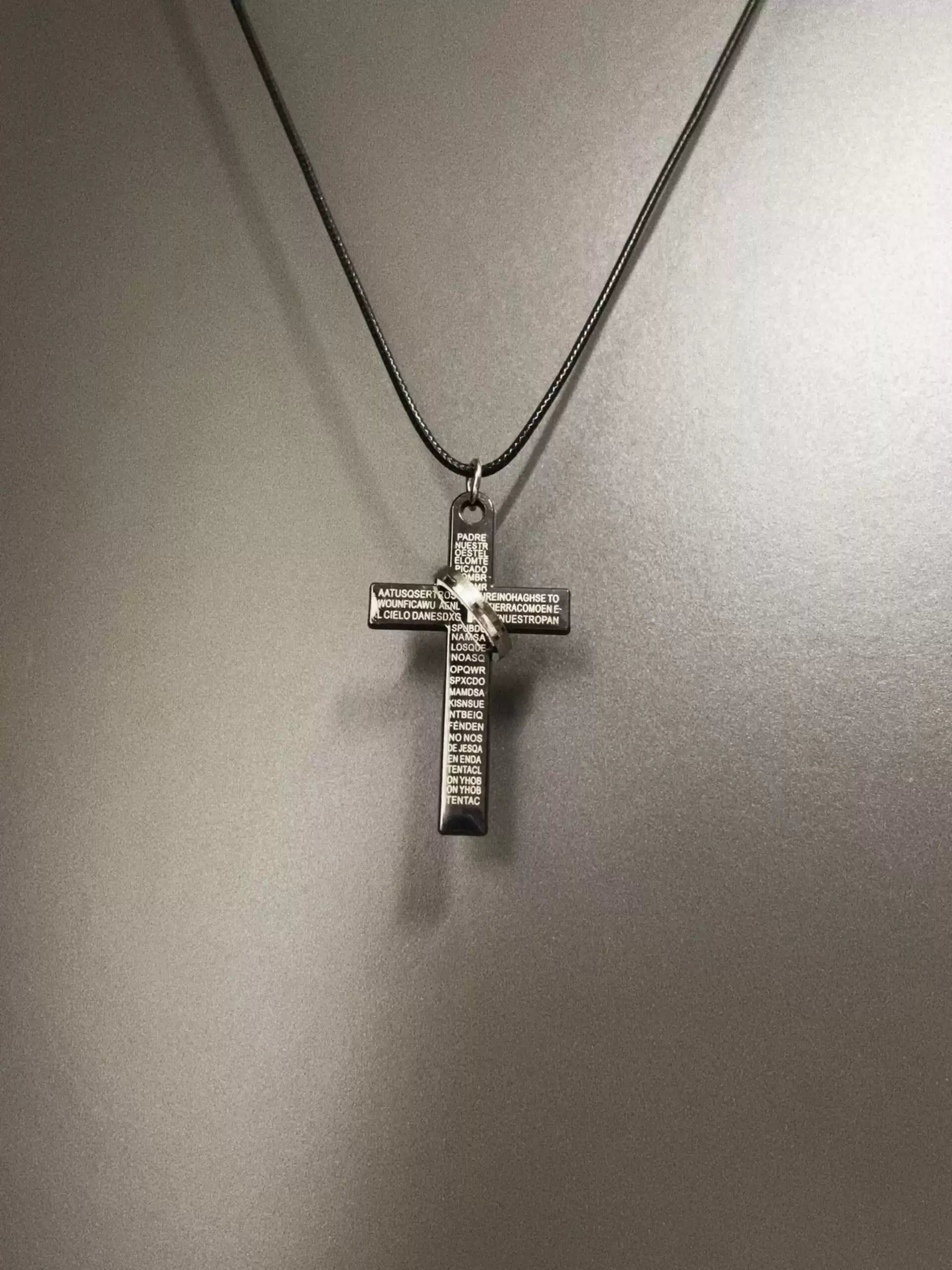 Vintage Cross Shackles Necklace