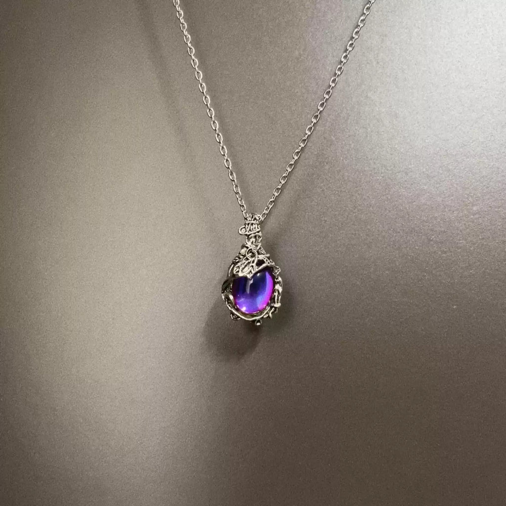 Vintage Secret Moonstone Necklace
