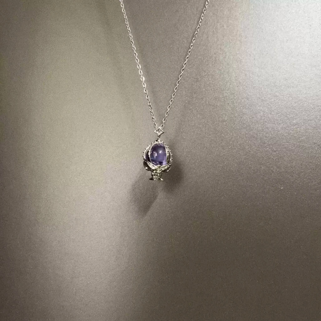 Vintage Magic Castle Soul Gem Necklace